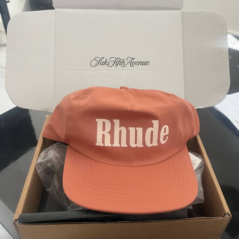 Rhude Sport Hat; Orange;One size. Brand new